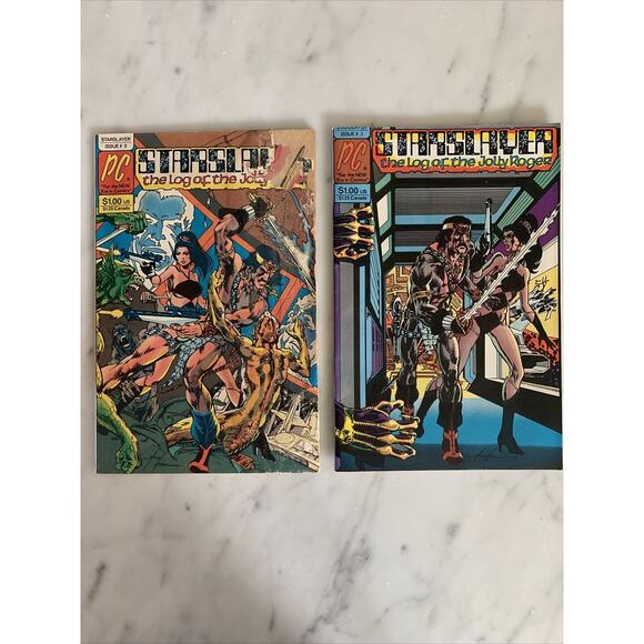 Vintage "Starslayer #2 & #3 (Apr 1982, Pacific Comics) - Picture 1 of 11